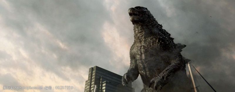 哥斯拉恐龙图片素材