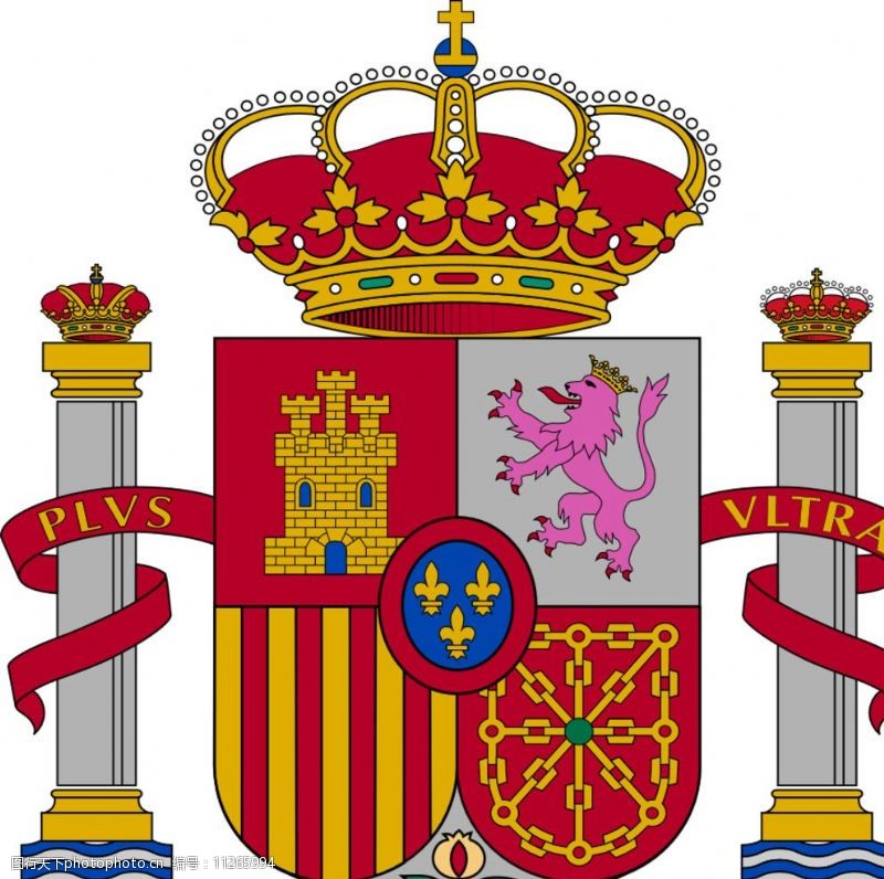 西班牙国徽图片素材