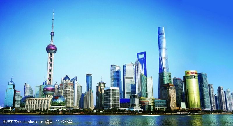 上海城市风景图片素材