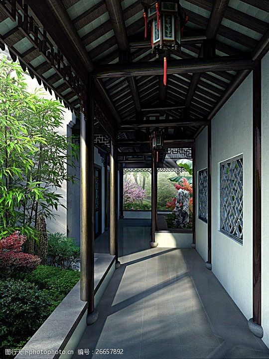 中国古典园林景观图片素材平面设计建议风格图片