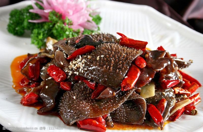 爆炒毛肚图片素材