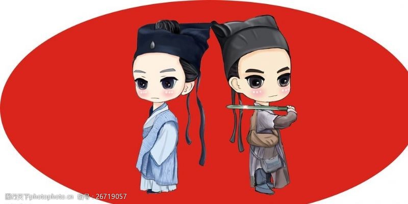 花千骨漫画人物图片素材