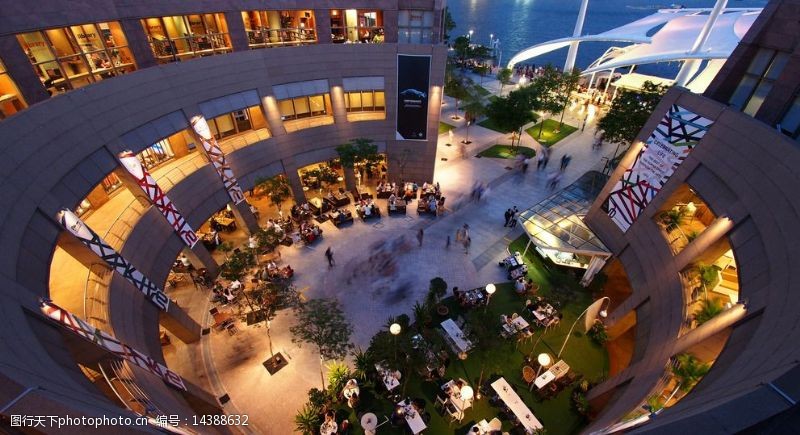 建筑夜景外观新加坡休闲娱乐中心图片
