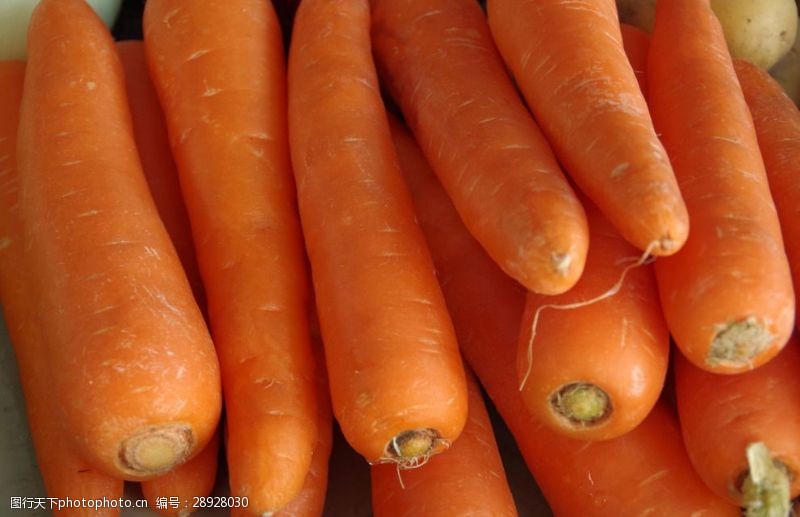 蔬菜超市红萝卜胡萝卜