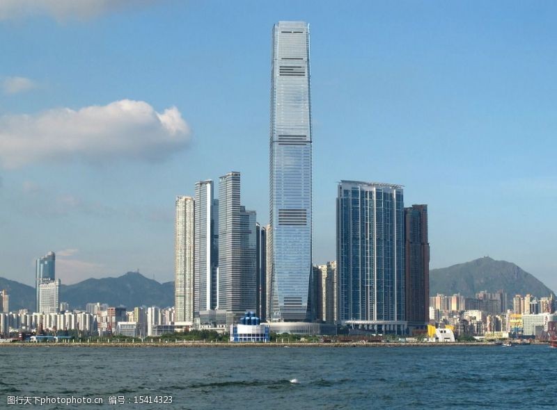 金融场景香港环球金融中心广场图片