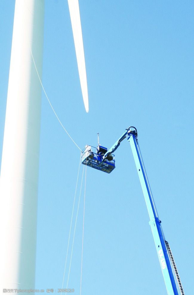 起重设备风力发电设备施工现场