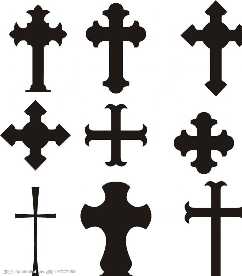 各种十字架图片免费下载 各种十字架素材 各种十字架模板 图行天下素材网