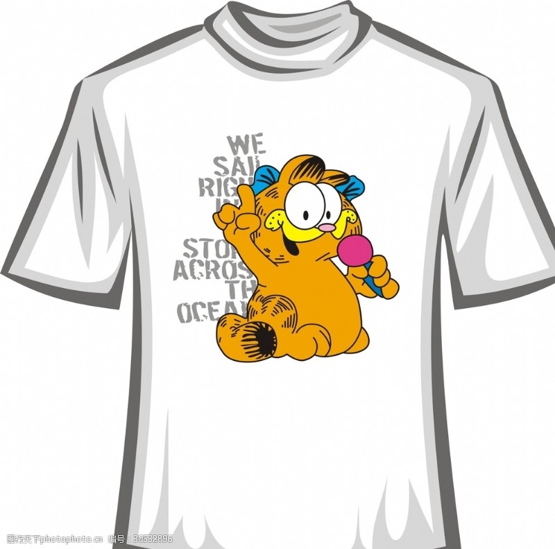加菲猫系列卡通T恤