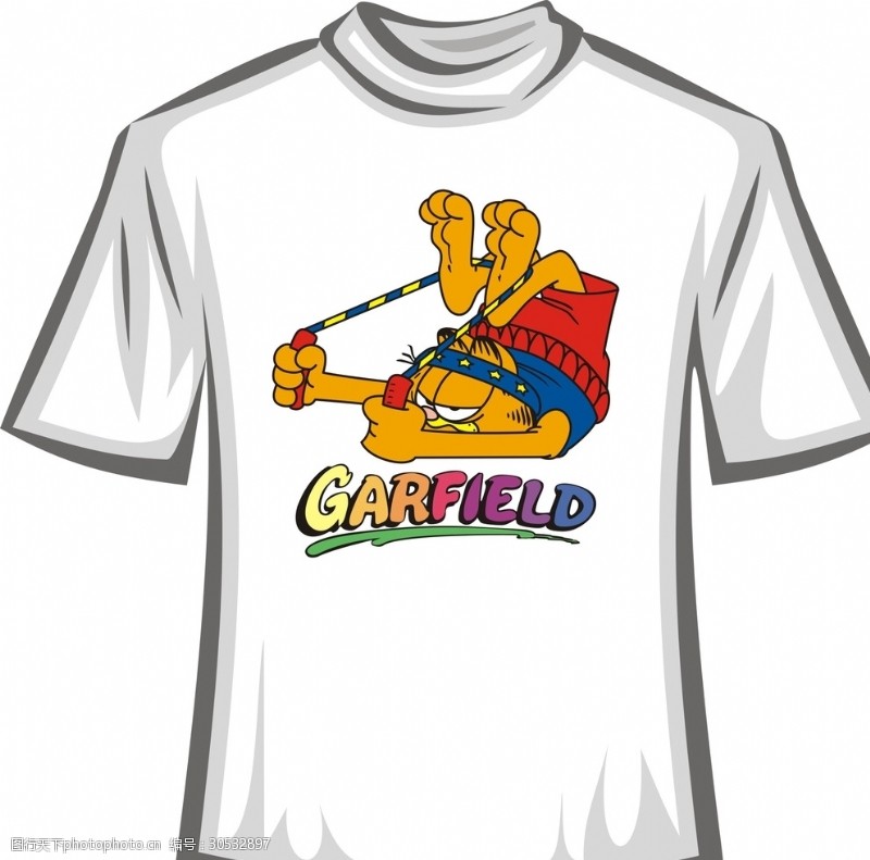 加菲猫系列卡通T恤
