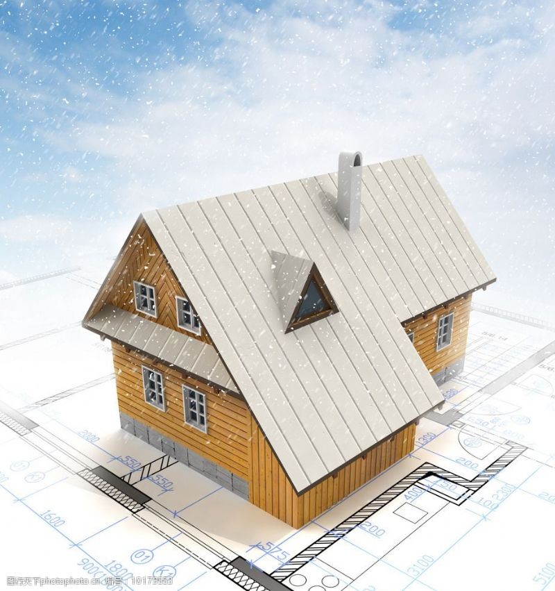 房屋模型别墅模型图片