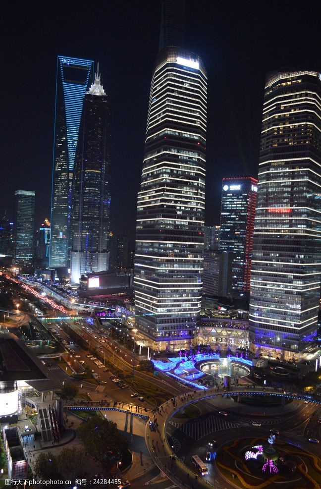 环球金融中心上海夜景