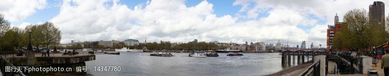 船只伦敦市内景色图片