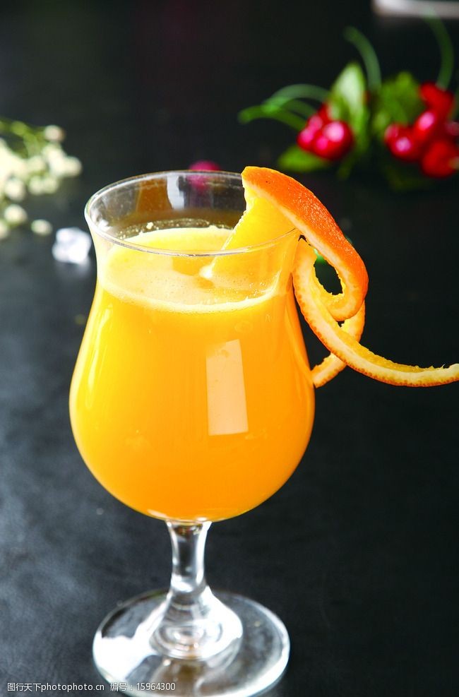 解渴柳橙汁图片