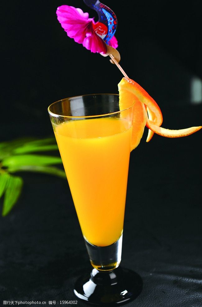 解渴鲜榨柳橙汁图片