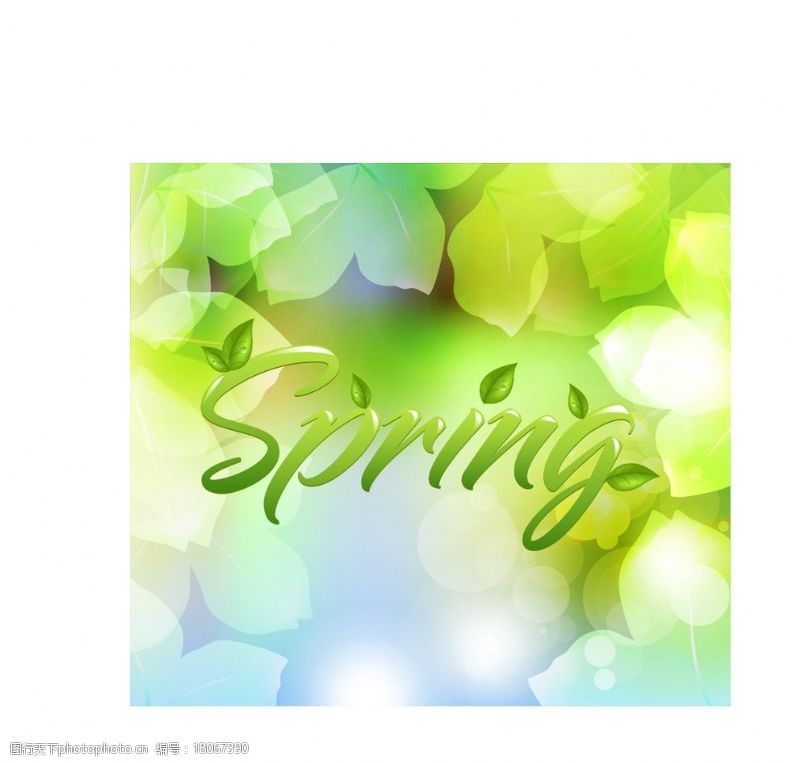 春季吊旗模板矢量春季素材图片