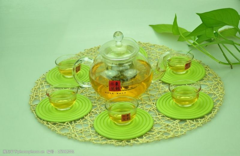 普洱茶玻璃茶具图片