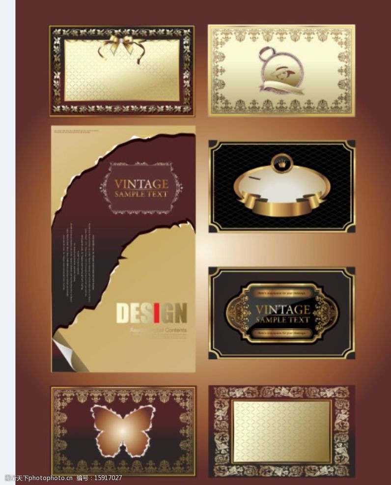 金色花边背景图片免费下载 金色花边背景素材 金色花边背景模板 图行天下素材网