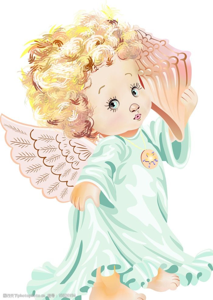 小天使天使图片