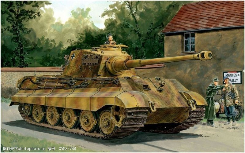 二战德国虎王坦克