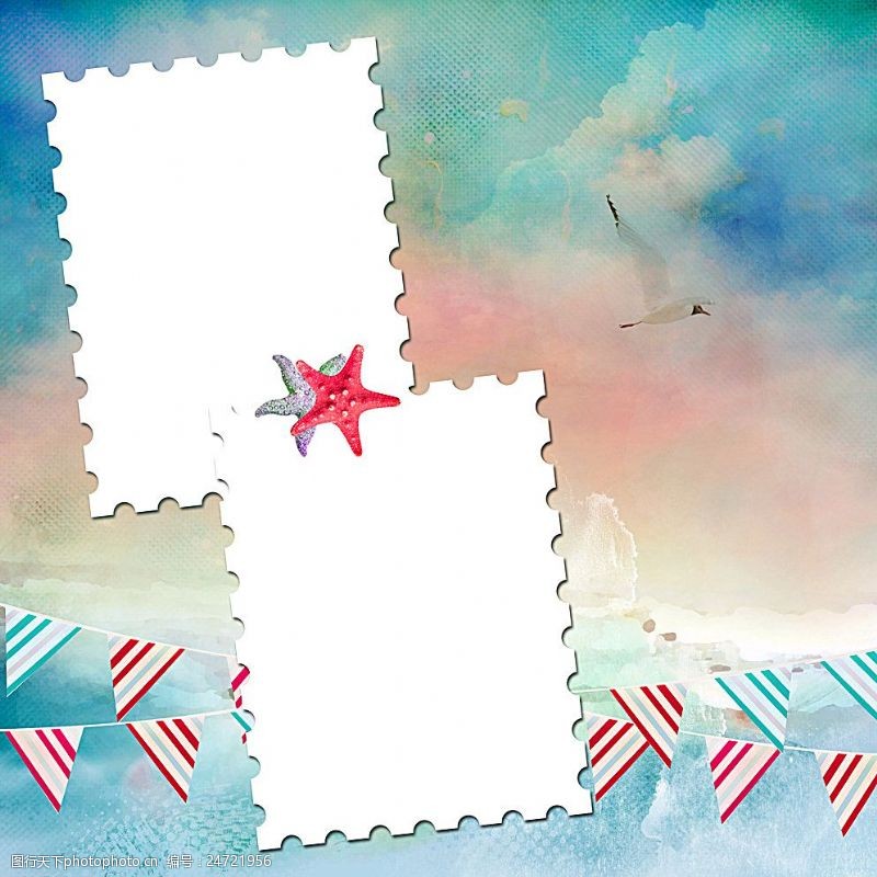 加减乘除海岸邮票图片
