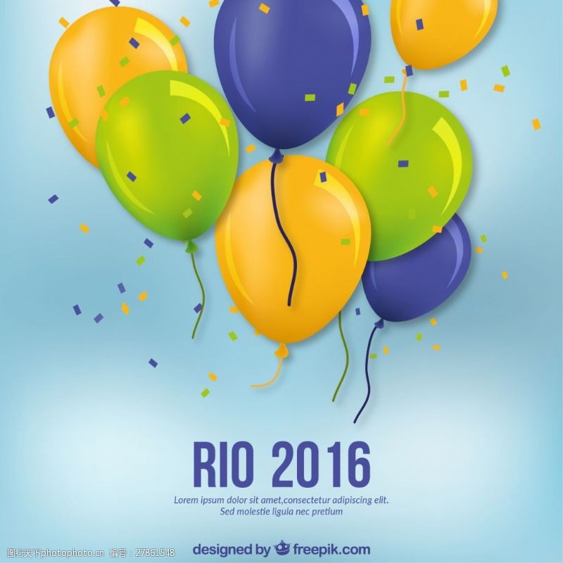里约奥运会2016rio气球背景