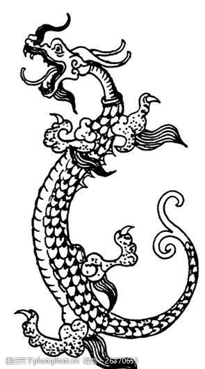 龙纹图案吉祥图案中国传统图案421
