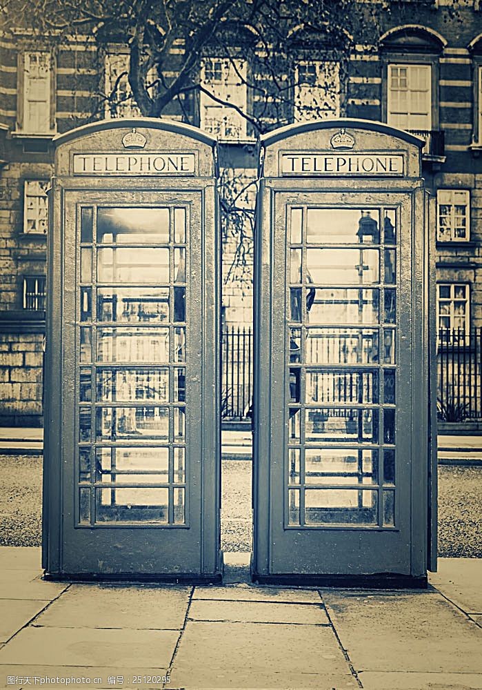 伦敦旅游景点伦敦电话亭风景