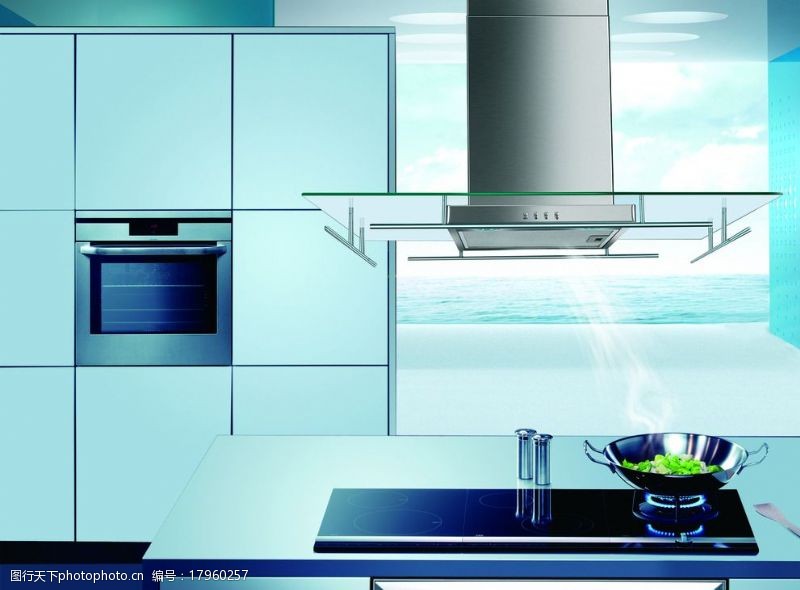 封面设计效果图厨卫电器厨房效果图烟机灶具图片