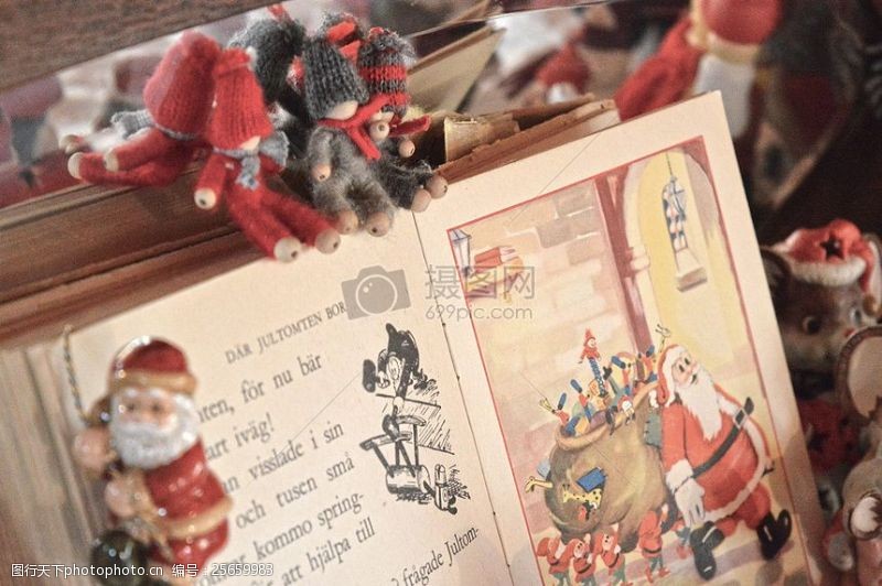 圣诞节的故事英文的卡通书