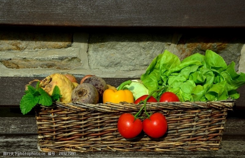 绿色蔬菜展架素材菜篮子