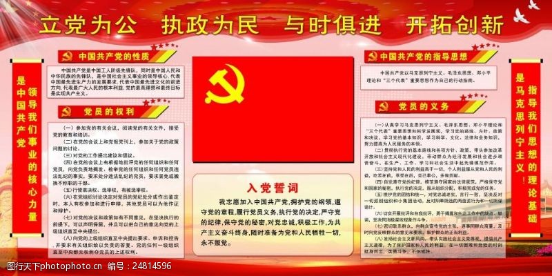 党的指导思想中国共产党党员的权力党员的义务