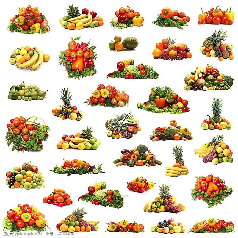菠菜搭配好的蔬菜水果