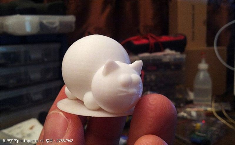 胖猫3D打印模型