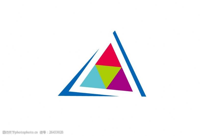 模块三角形logo