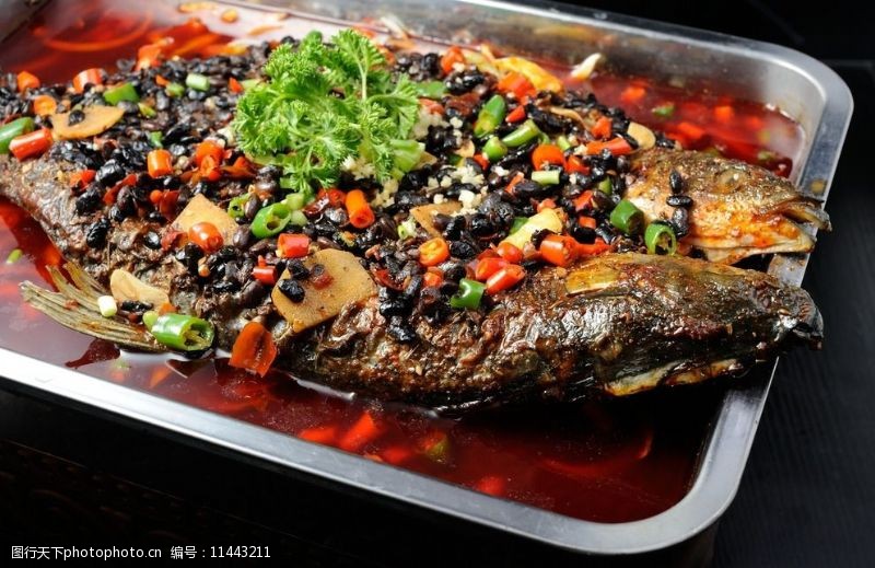 巫山烤鱼豆豉烤鱼图片