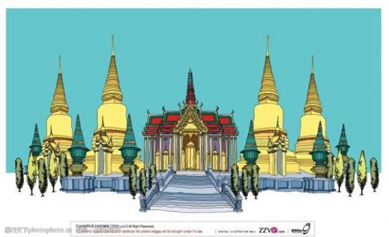 世界建筑设计泰国大王宫
