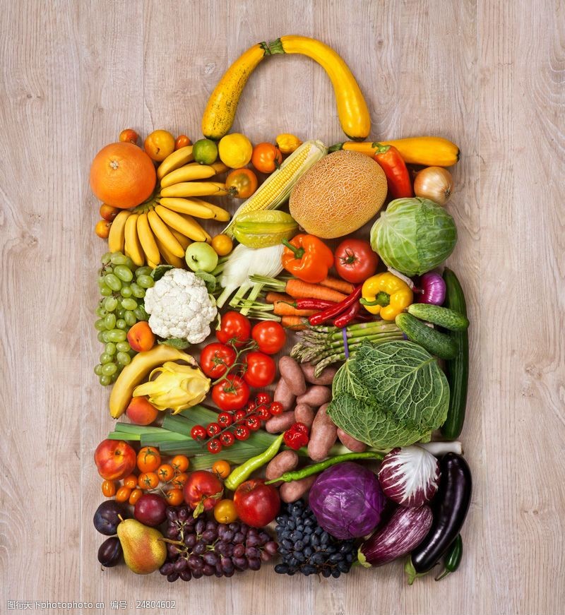 梨图片素材蔬菜水果拼合背包形状高清图片