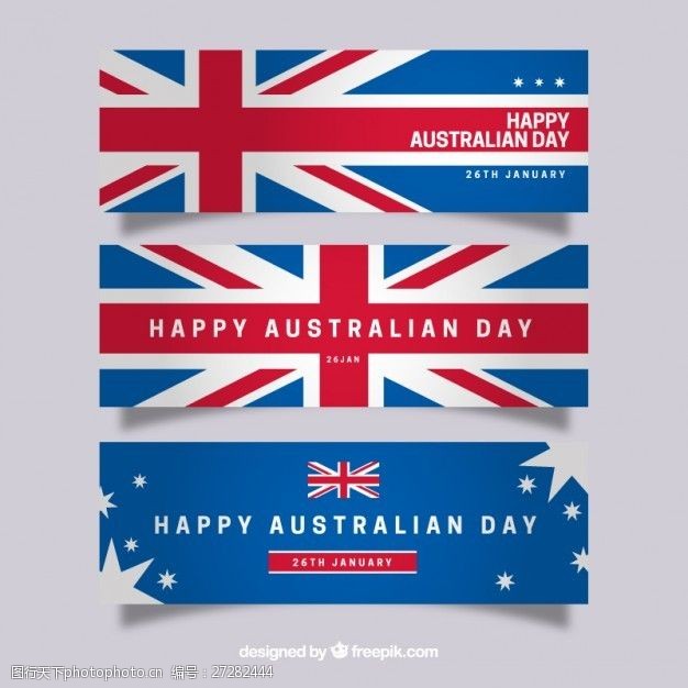 澳大利亚国旗澳大利亚庆祝横幅