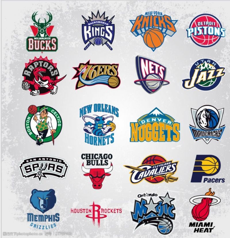 火箭队蓝球NBA队徽图片