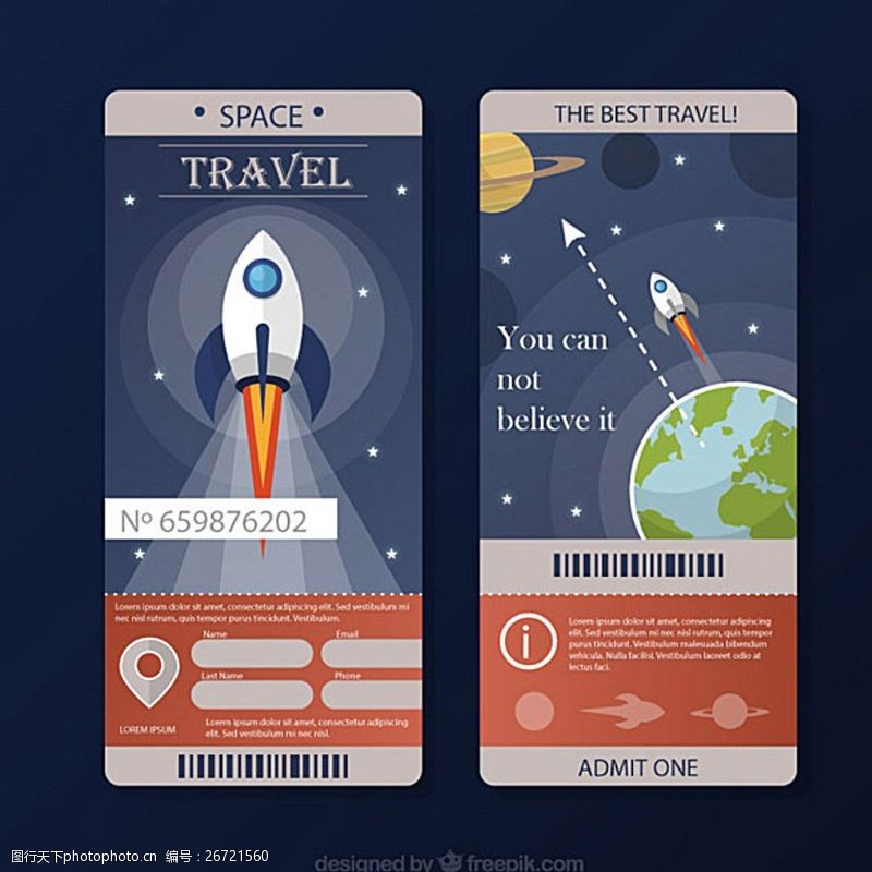 太空船太空旅行票图片