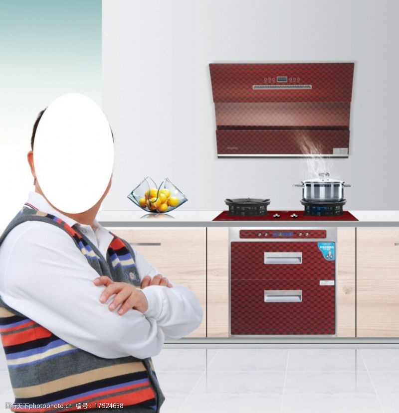 封面设计效果图厨卫电器厨房效果图烟机灶具图片