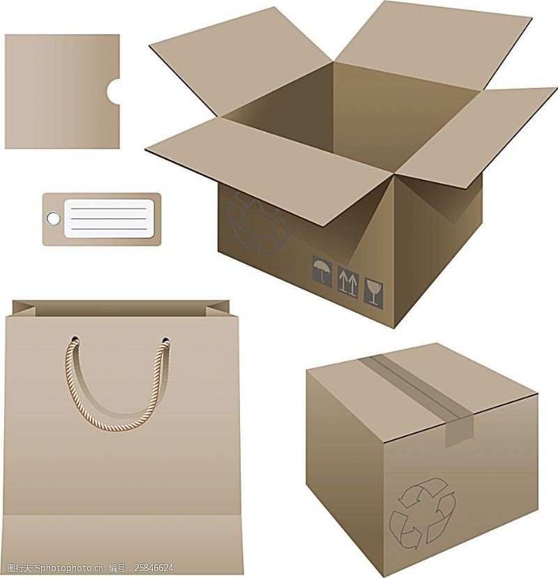 纸箱唛头与手提袋