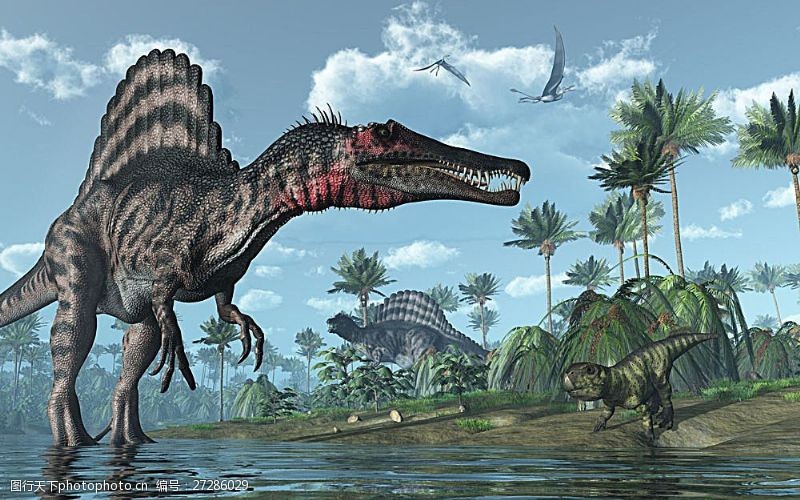 侏罗纪公园侏罗纪恐龙和植物
