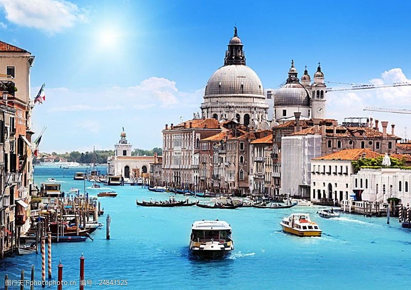 世界建筑设计威尼斯水城风景