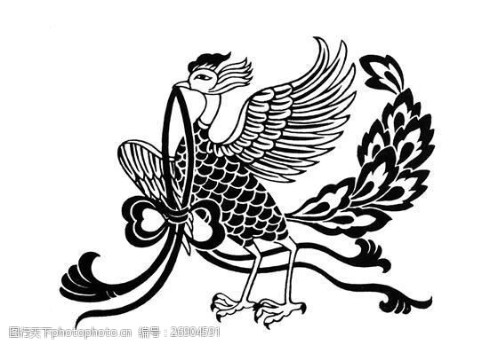 绶带鸟鸶鸟绶带吉祥图案214