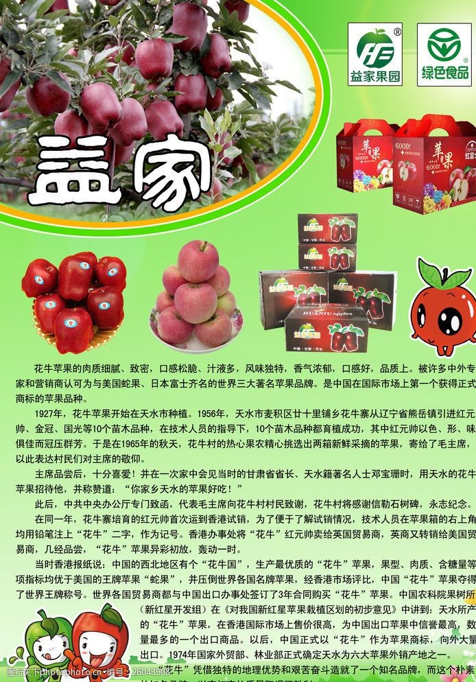 红苹果苹果彩页图片