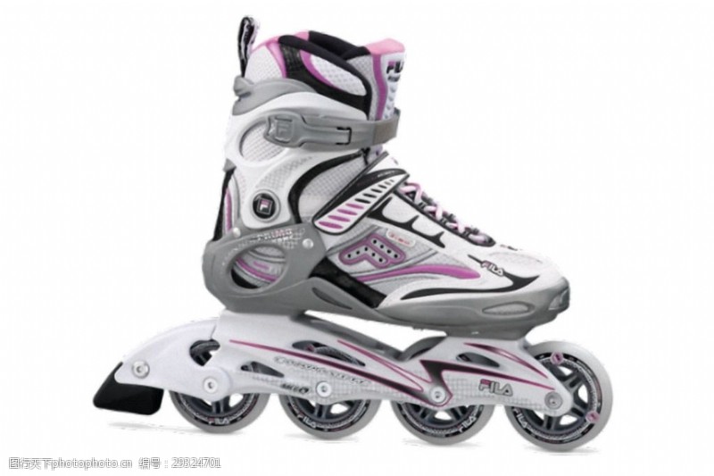 滑冰鞋漂亮四轮溜冰鞋免抠png透明素材