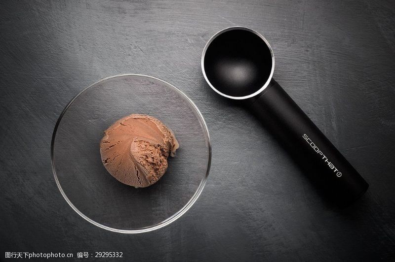 时尚冰淇淋工业设计冰淇淋勺子