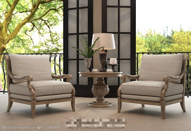 3d室内模型客厅椅子3D模型