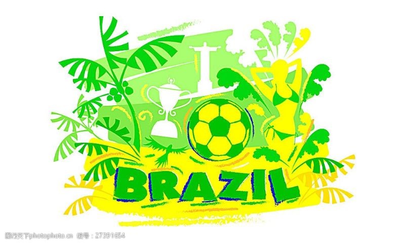 杯子模板模板下载绿色足球世界杯海报